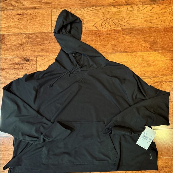 Nike Tops - nike yoga black hoodie